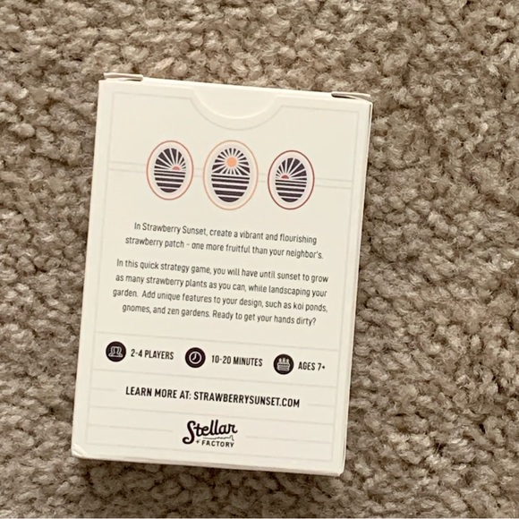 Strawberry Sunset Card Game🍓 - Picture 2 of 2